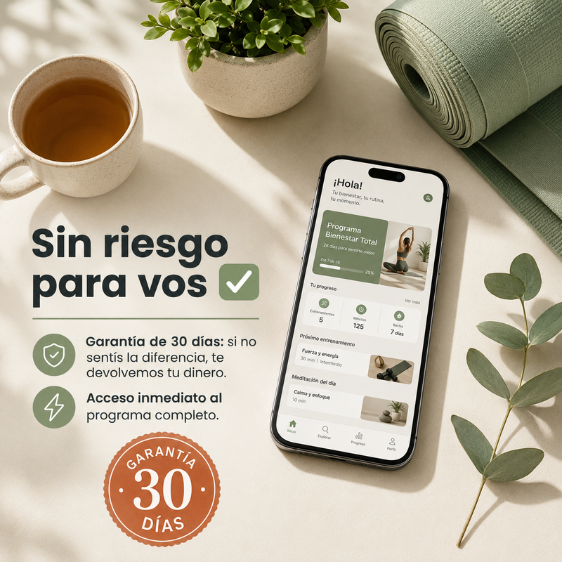 Caminata Tai Chi — 28 días